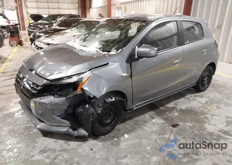 2021 Mitsubishi Mirage Carbonite Edition/Es/Le z USA, uszkodzony, nr VIN ML32AUHJ6MH011377